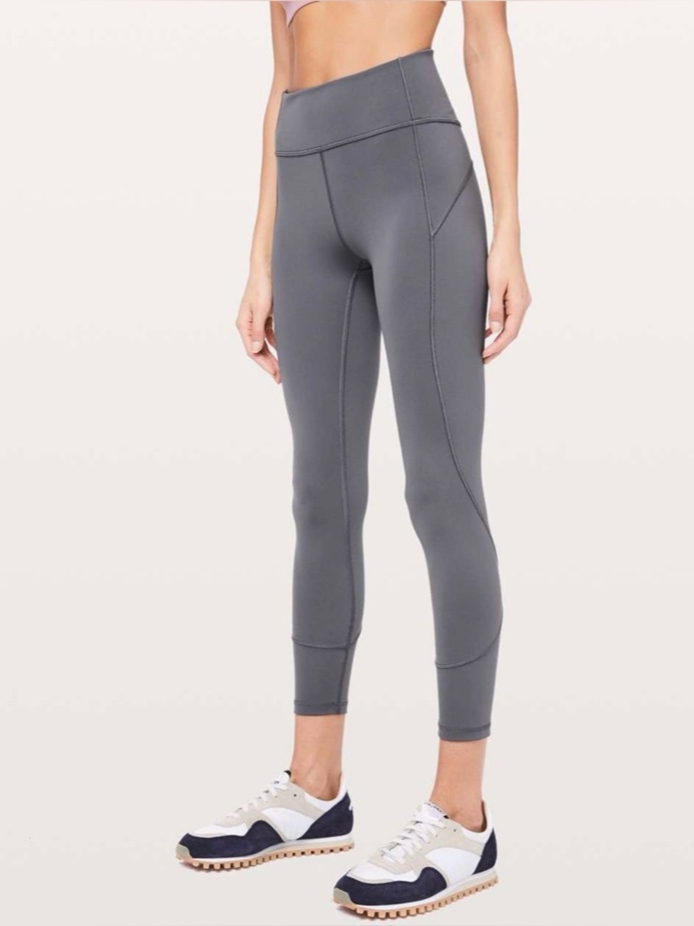 Lululemon In Movement 7/8 High-rise leggings 25” size 8 gray